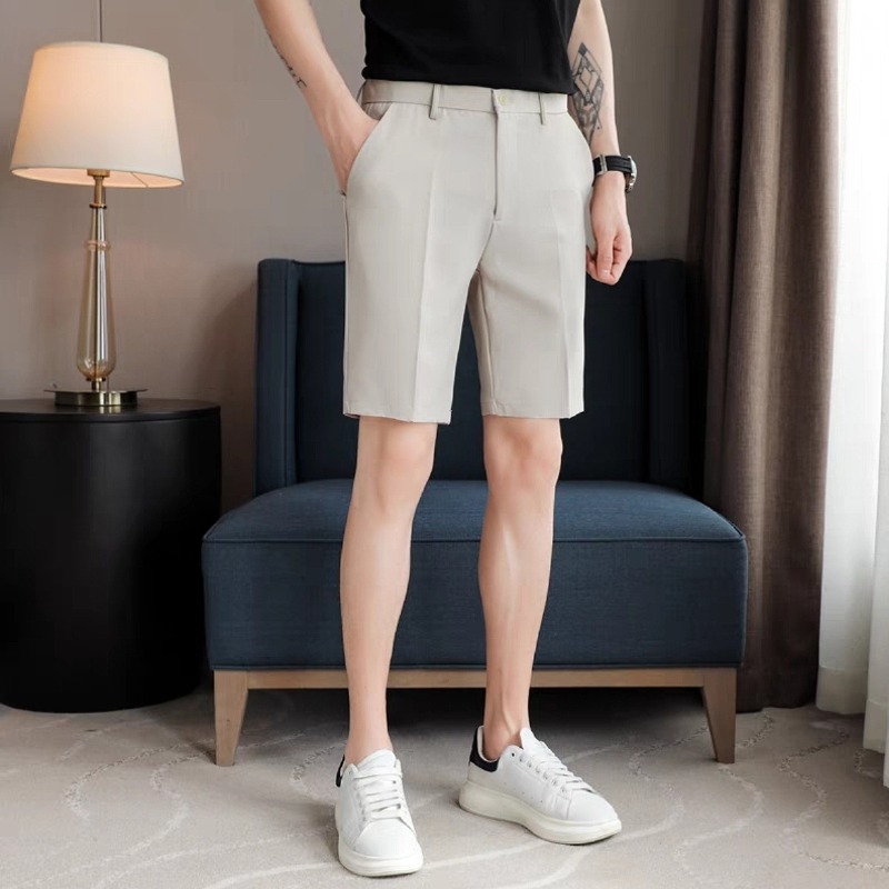 Celana Pendek Pria Slim Fit Mu - Shorts Chino Slim ulasan dan harga