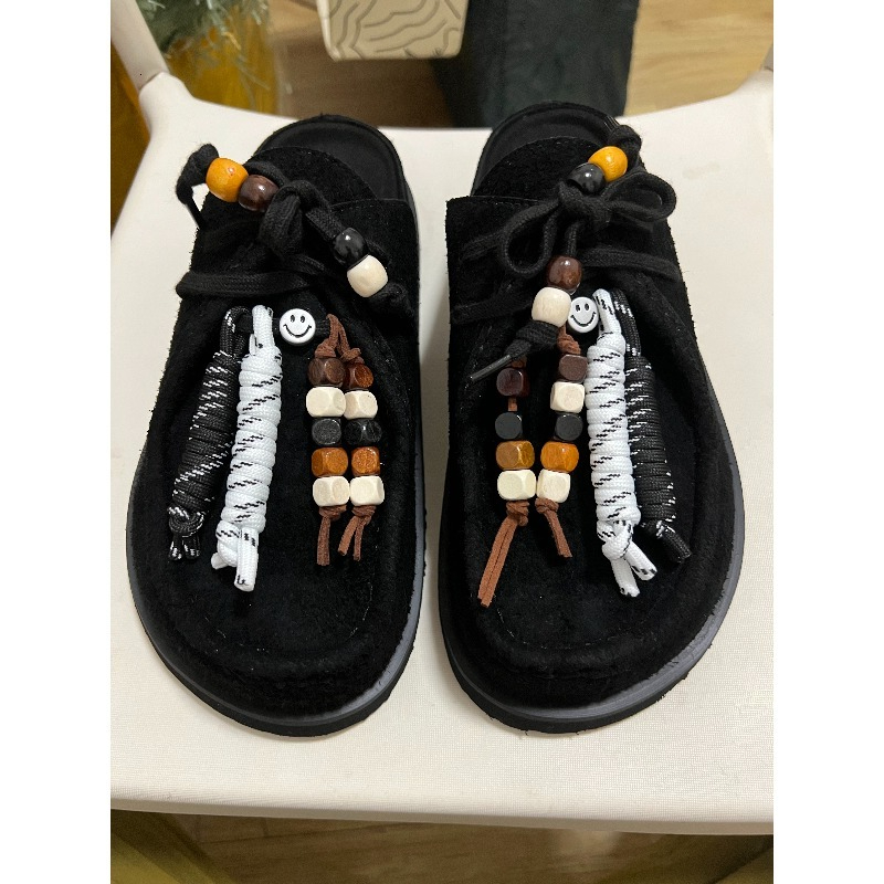 Sepatu Clogs Wanita Pria Kulit - Flip Flop Leather Men ulasan dan harga