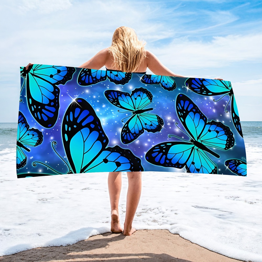 1 Buah Selimut Pantai Ukuran B - Beach Towel Large ulasan dan harga