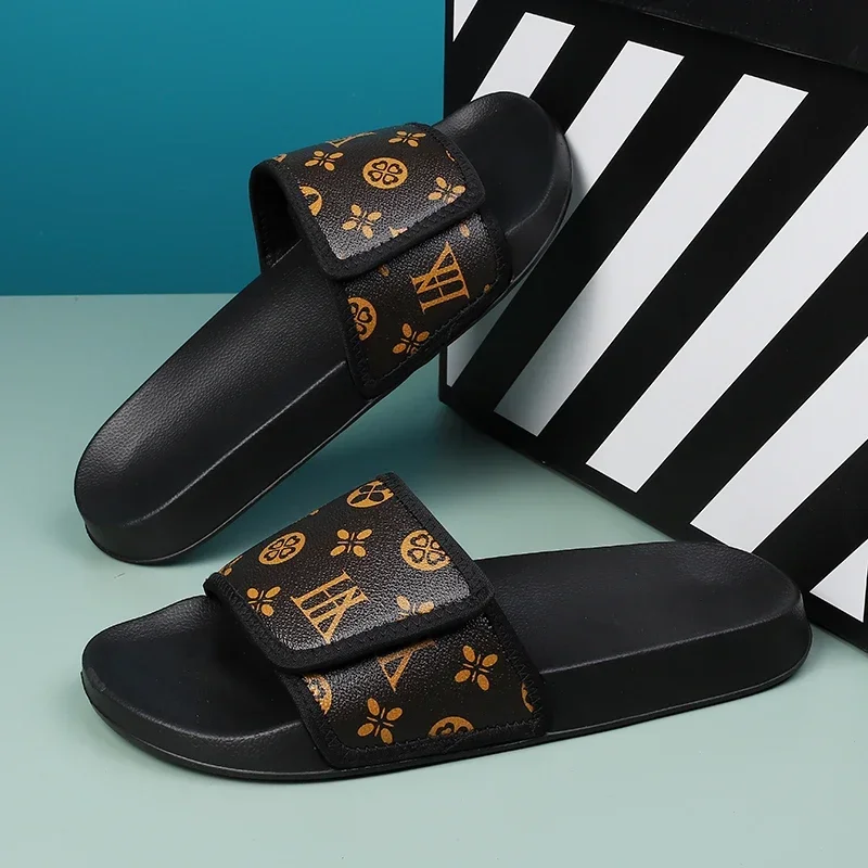 Sandal Kulit Asli Pria Sandal  - Flip Flop Leather Men ulasan dan harga