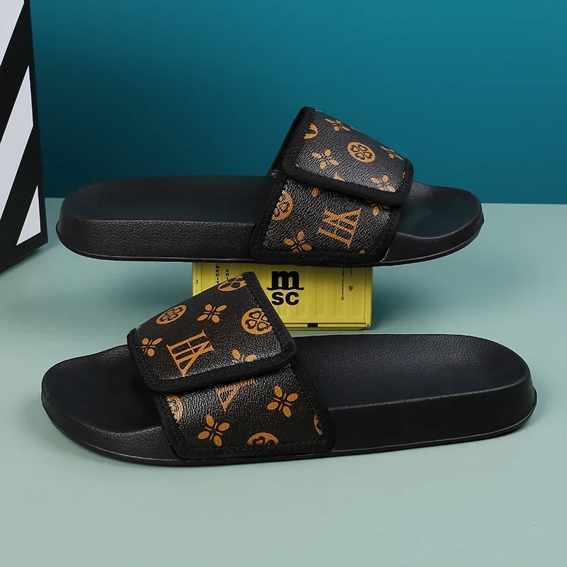 Sandal Kulit Asli Pria Sandal  - Flip Flop Leather Men ulasan dan harga