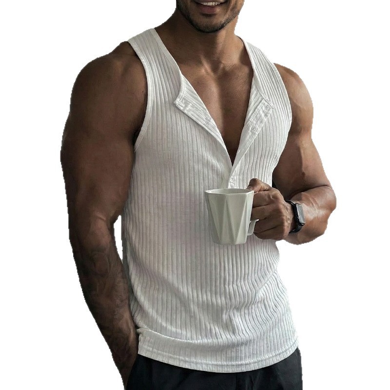 Tank Top Sporty Warna Solid Ke - Tank Top Muscle ulasan dan harga