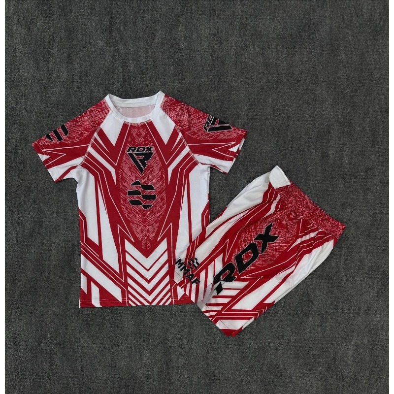 Set Kaos Tinju RDX MMA Octagon - Shirt Camp Collar ulasan dan harga